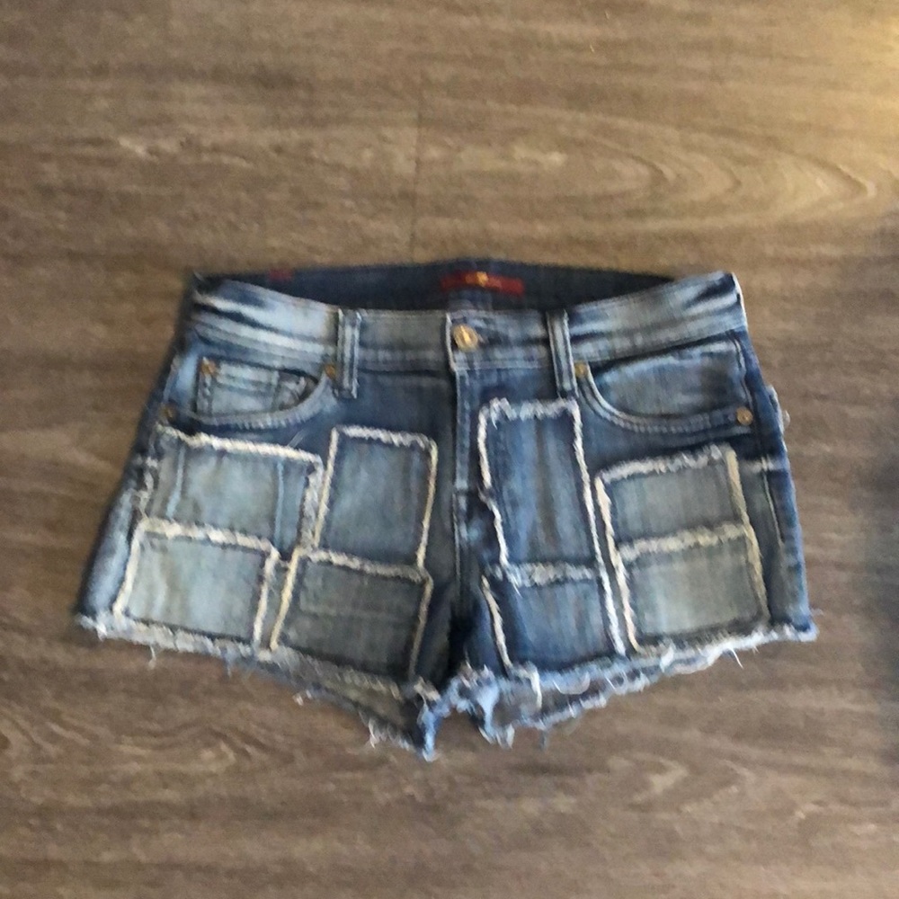Patchwork Shorts - image 1